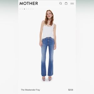 MOTHER The Weekender Fray Jeans